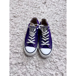 Unisex Converse Purple All Star Low Top Sneakers Size Men’s 7 Women’s 9